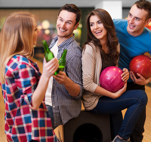 friends bowling