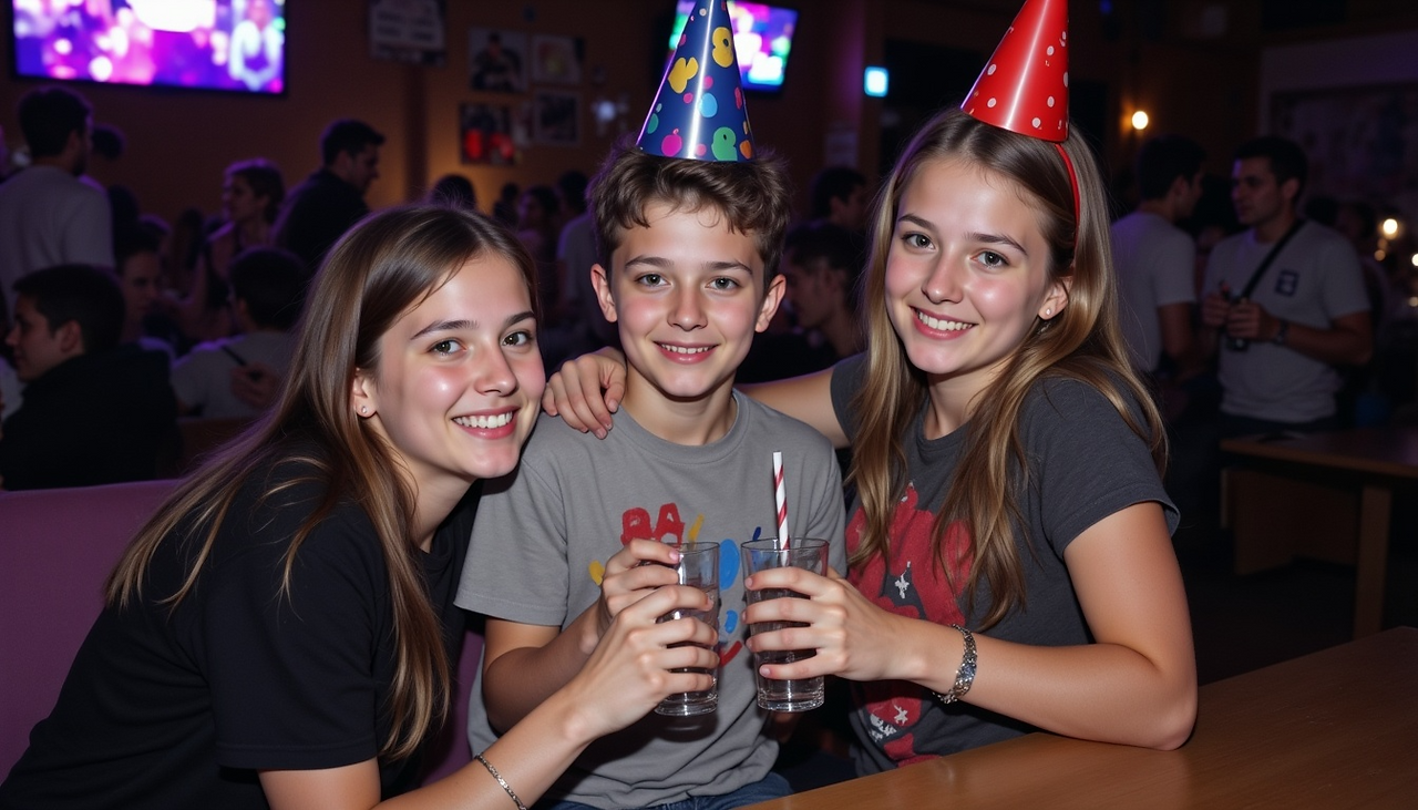 kids enjoying a birthday party at king's entertainment