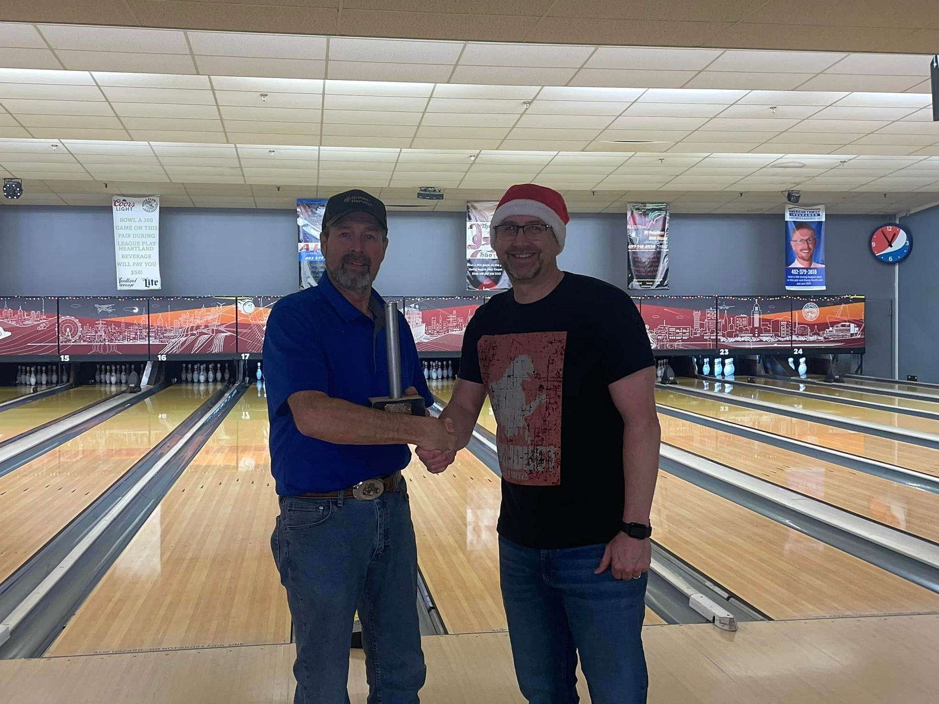 bowling league winner at king's entertainment